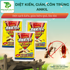 Diệt kiến, gián sinh học Ankill dạng bột - tiêu diệt tận gốc, hiệu quả lâu dài, không gây hại đến môi trường
