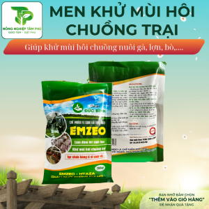 Alternative view of Chế phẩm sinh học Emzeo khử mùi hôi chuồng nuôi động vật, chó mèo, gia súc, gia cầm trong chăn nuôi