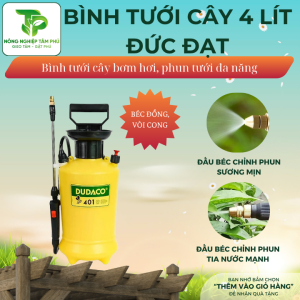 Alternative view of Bình tưới cây 4L, 6L, 10L Đức Đạt DUDACO phun sương, phun tia, phun khử khuẩn, tưới hoa lan cây cảnh, bón phân - sử dụng làm vườn