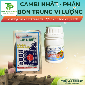 Phân bón lá trung vi lượng Cambi Nhật, Combi bổ sung trung vi lượng giúp tăng trưởng nhanh dành cho các loại cây trồng