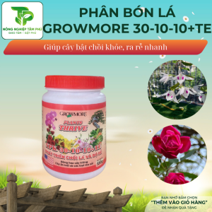 Alternative view of Phân bón lá NPK growmore 20-20-20; 30-10-10; 6-30-30 +TE giúp cây xanh lá, kích rễ, kích ra, hoa dưỡng lá dành cho các loại hoa cây cảnh