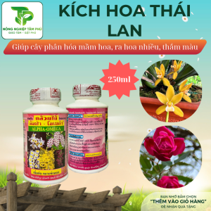Alternative view of Kích hoa, siêu ra hoa, kích ra hoa Thái Lan trái vụ giúp cây ra nhiều nụ, sai hoa chuyên dùng cho hoa lan, hoa hồng, cây cảnh