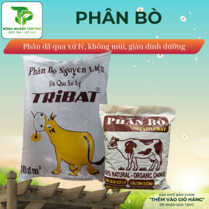 Phân bò 10dm đã qua xử lý, phân bón hữu cơ tốt cho các loại cây trồng dành cho cây cảnh, trồng rau, trộn cùng đất trồng