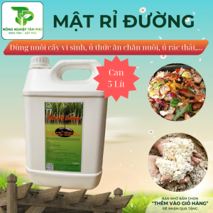 Alternative view of Mật rỉ đường 1L/ 5L giúp khử mùi hôi rác thải nhà bếp, ủ thức ăn chăn nuôi, ủ men EM thứ cấp