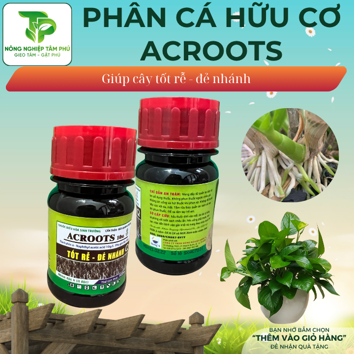 Phân cá Kích rễ, kích chồi, kích hoa/Seasol, Acroot, Powerfeed, Org-hum giúp cây mập mầm to hoa dành cho hoa cây cảnh - Ảnh 5