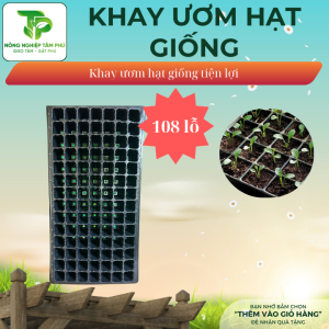 Alternative view of Khay ươm hạt giống lỗ loại dày, vỉ ươm cây con, khay nhựa ươm hạt giống rau, củ, quả và hoa rất hiệu quả
