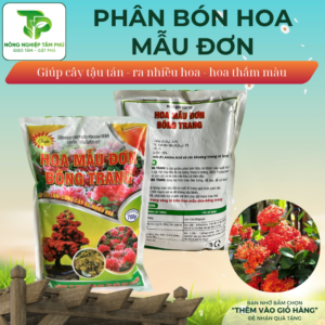 Alternative view of Phân bón dành cho hoa mẫu đơn cung cấp đủ dinh dưỡng giúp cứng cây, tán đẹp, ra hoa nhiều