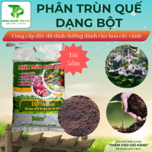 Alternative view of Phân trùn quế nguyên chất Sfarm giúp cải tạo đất, nhiều mùn dành cho hoa lan cây cảnh và rau ăn lá