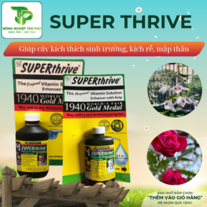 Super thrive 60ml/120ml giúp cây sinh trưởng nhanh, ra nhiều rễ, xanh lá, bổ sung dinh dưỡng dành cho hoa lan, cây cảnh