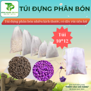 Alternative view of 100 Túi đựng phân bón, phân tan chậm, tránh bị rơi vãi phân khi bón dành cho hoa lan và các loại cây cảnh